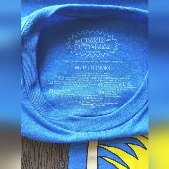 Officially licensed Beavis and Butthead MTV Rock Out America' Graphic Tee - Picture 3 of 7